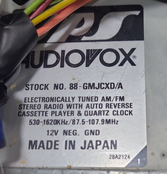 Retro Audiovox RV Radio STOCK # 88-GMJCXD/A
