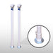 Rieco Titan 44321 - Four Mechanical Jack , C - Ring Clamp, CTN/2, No Bracket (White) - Young Farts RV Parts