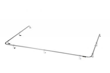 Roof Rack Stromberg Carlson LA-500 Universal With 90" Reducible By Trimming The Non-Swaged Ends Of The Rear Tube; Bolt-On Mount; Bright Anodized Finish; Silver