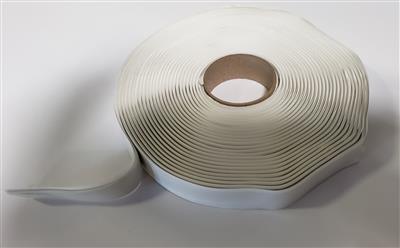 Roof Repair Tape; 1/8" Thick x 3/4" x 30 Foot Roll Heng's Industries 5131 Use To Seal And Bond Around Windows/ Doors/ Vents; For Use On Rubber Roofs/Metal/ Wood/ Concrete/ Glass/ Plastic; Non-Trimable Butyl Tape - Young Farts RV Parts
