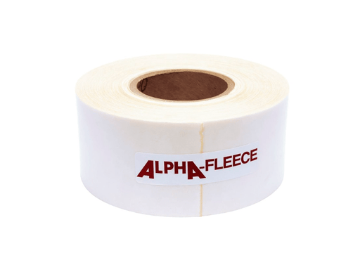 Roof Repair Tape 3" x 90 Foot Roll; 1/32" Thickness; White; Fleece Tape Alpha System QFT390 For Use On Wood/ Metal/ Fiberboard/ ISO Board/ Concrete; - Young Farts RV Parts