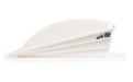 Roof Vent Cover Camco 40421 Exterior Mount, Dome Type Ventilation, Vented On Three Sides, For 14" x 14" Vents, 22-1/2" Length x 20" Width x 9" Height, White, UV Stabilized Resin, With Vent Assembly/ Screen/ Installation Hardware, With English/ French Lang - Young Farts RV Parts