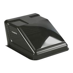 Roof Vent Cover Dometic 9600001939 Ultra Breeze, Exterior Mount, Dome Type Ventilation Cover, Vented On One Side, For 14" x 14" Vents, Gray Smoke, High Density UV-Stable Polyethylene