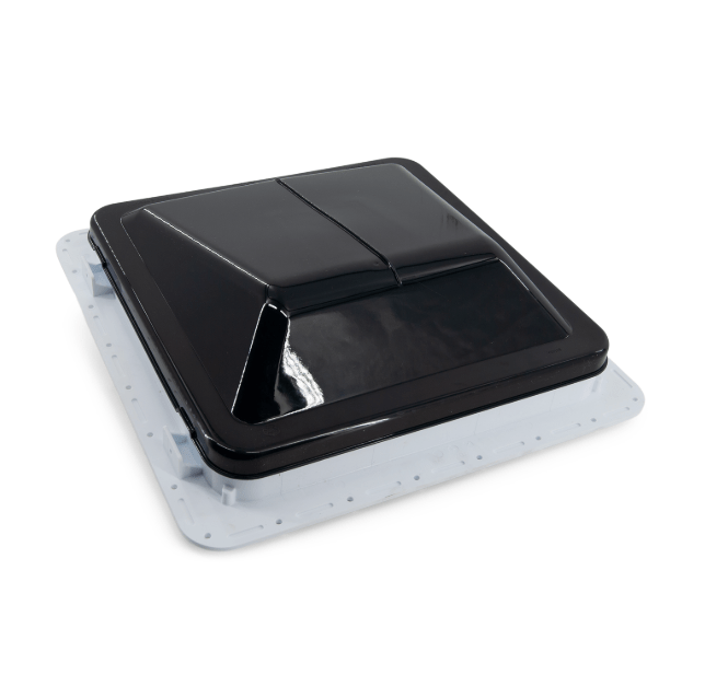 Roof Vent Ventline V2094 - 603 - 00 Manual Opening, 14 - 1/4" x 14 - 1/4", With Screen, With 12 Volt Fan, Polypropylene - Young Farts RV Parts