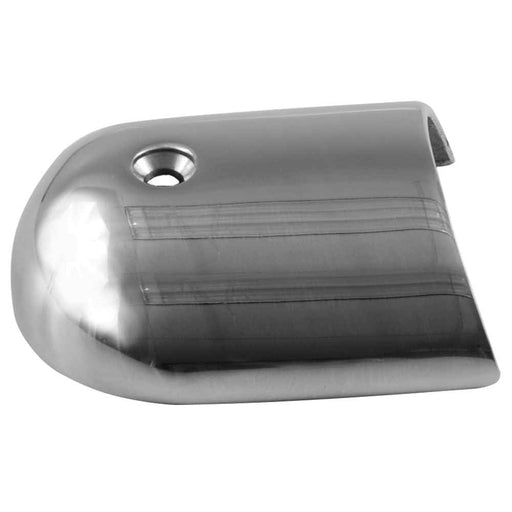 Rub Rail End Cap - 1 - 7/8" - Stainless Steel - Young Farts RV Parts