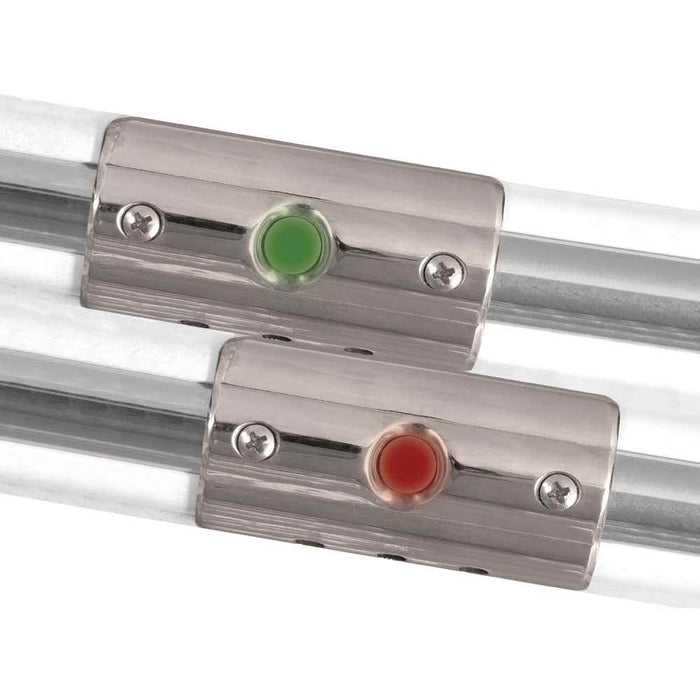 Rub Rail Mounted Navigation Lights for Boats Up To 30' - Port & Starboard Included - Young Farts RV Parts