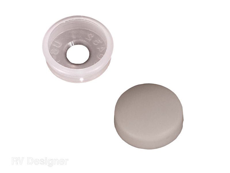 RV Designer H601 Screw Cover Set - White - Young Farts RV Parts