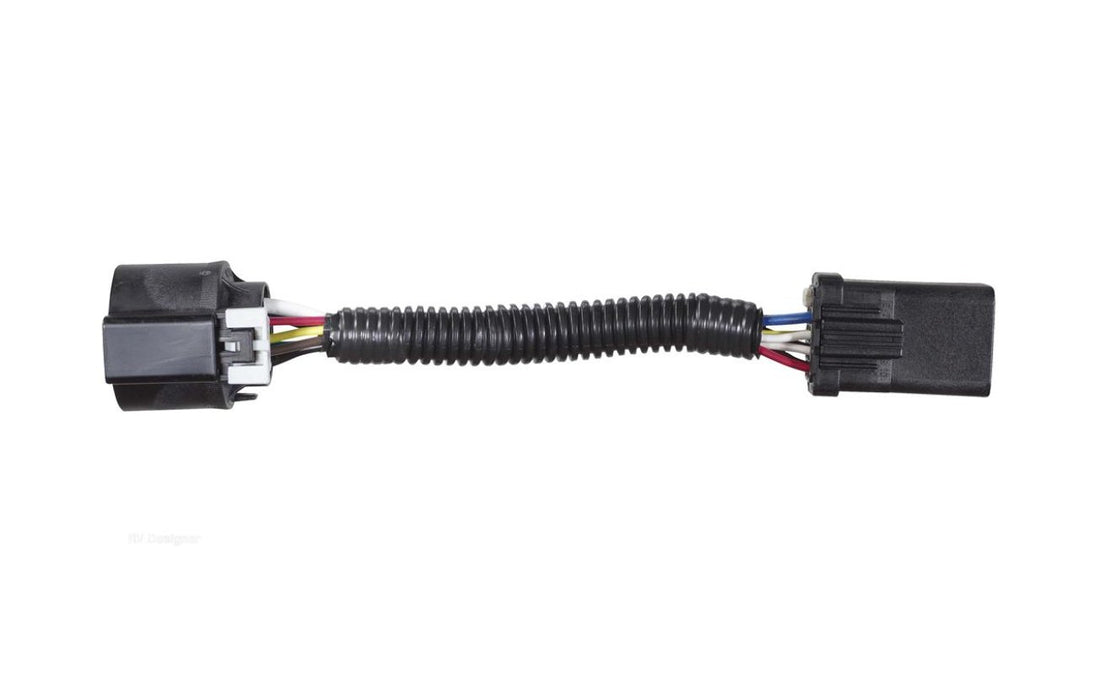RV Designer P933 4 Flat to 7 - Way Pin Trailer Wiring Connector Adapter - Young Farts RV Parts