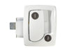 RV Designer T502 Entry Door Lock, White - Young Farts RV Parts