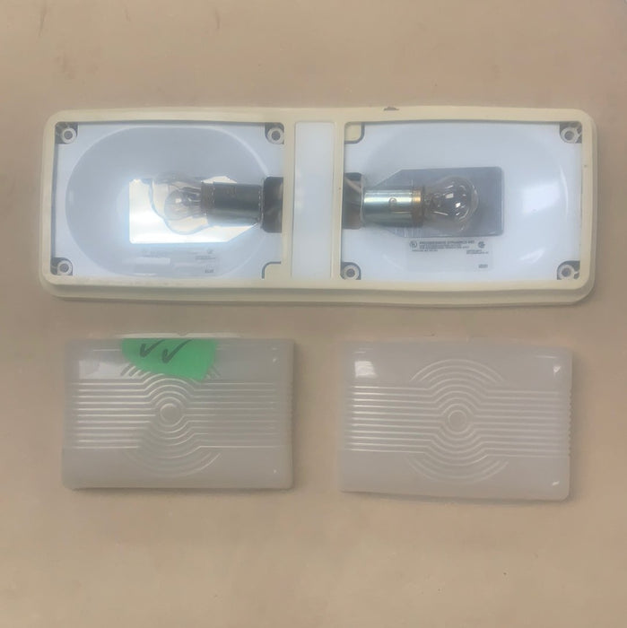 Used RV Interior Light Fixture  *DOUBLE* PD772 - NO SWITCH