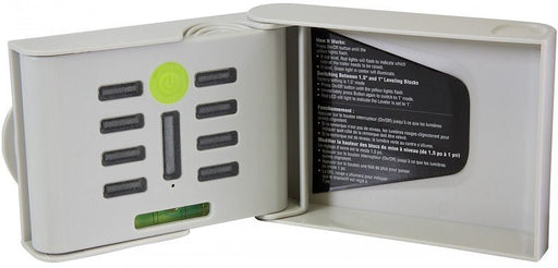 RV Level Hopkins MFG 08201 Smart Level, Bubble and LED Indicators, Side - to - Side or Front - to - Rear, Stick - On, Uses 1 AA Battery/ Not Included - Young Farts RV Parts