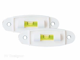 RV Level RV Designer E409 Screw-On Bubble, 2-1/2" x 3/4", With Screws - Young Farts RV Parts