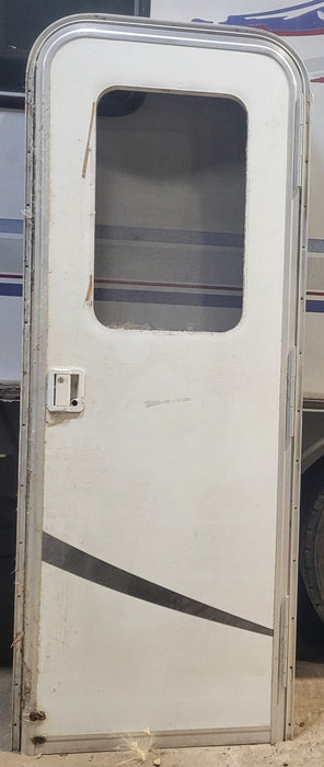 Used RV Radius Entry Door 25 5/8" W x 71 1/2" H
