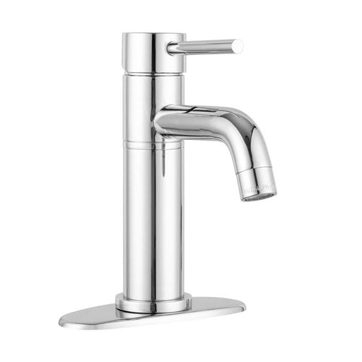 RV Single Handle 8 - inch Vessel Bathroom Sink Faucet for RV - Optional Deck Plate (Chrome) - Young Farts RV Parts