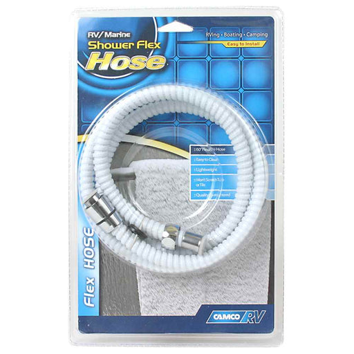 RV/Marine 60" Flexible Replacement Shower Hose (White) - Young Farts RV Parts