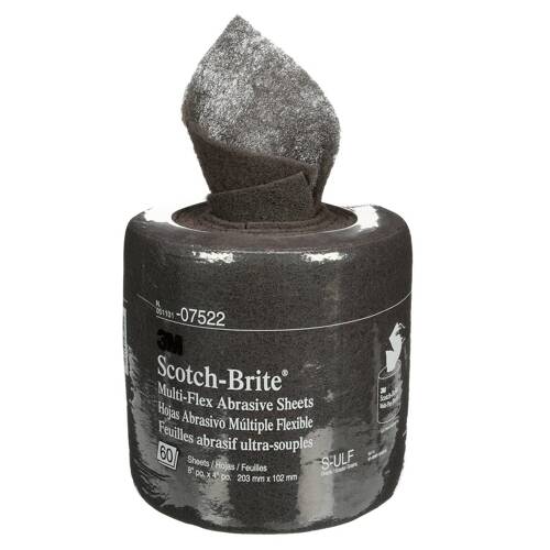 Scotch - Brite Sandpaper - 8" x 20'; Ultra Fine; Gray; 60 Sheets Per Roll - 07522 - Young Farts RV Parts