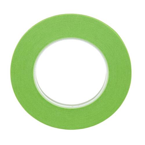 Scotch ® Masking Tape - 1/4" x 60 Yards - Rubber Adhesive - Green; Single - 26344