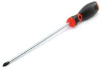 Screwdriver Performance Tool W30965 Phillips, #2, 8" Length, Chrome Vanadium Steel