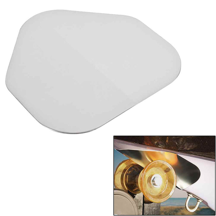 ScuffBuster XL - 9" x 8.75" - Solid - 22G - Stainless Steel - Young Farts RV Parts