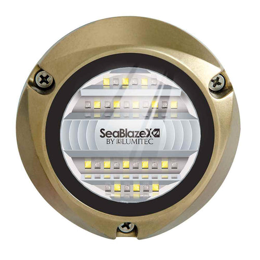 SeaBlazeX2 LED Underwater Light - Dual Color - White/Blue - Young Farts RV Parts