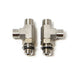 SEASTAR Boat Hydraulic Steering Fitting - 3/8" Tube x 3/8" Tube x - 5 ORB; Set Of 2 - HF6006 - Young Farts RV Parts