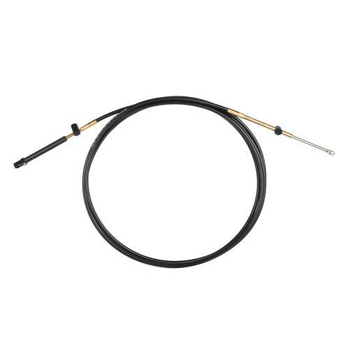 SEASTAR Marine Engine Control Cable; 16' Length; Black; Stainless Steel - CCX17916 - Young Farts RV Parts
