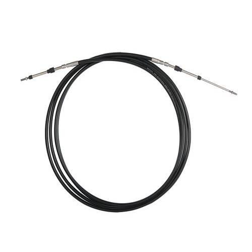 SEASTAR Marine Engine Control Cable; 32' Length; Black; Stainless Steel - CCX63332 - Young Farts RV Parts