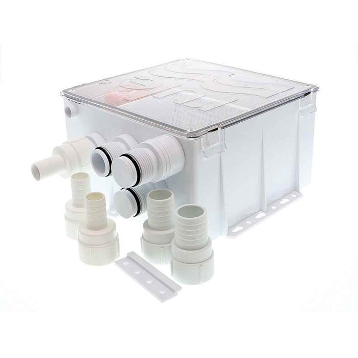 Shower Drain Box w/800 GPH Pump - 12V - Young Farts RV Parts