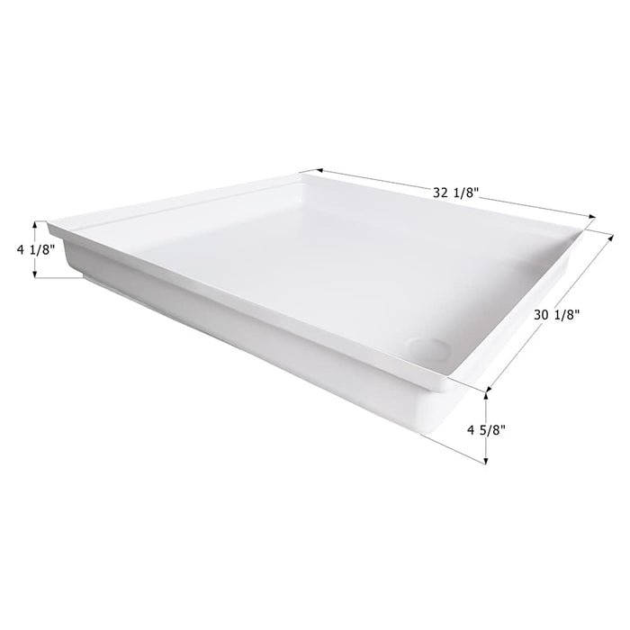 Shower Pan SP300 - Polar White - Young Farts RV Parts