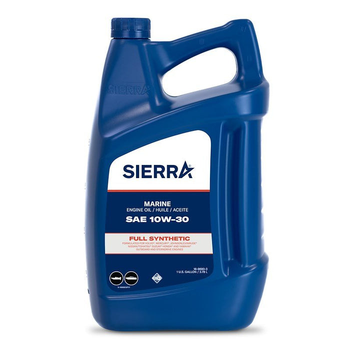 Sierra Marine 1896903 Engine Oil - SAE 10W-30 - Synthetic 4-Stroke; 1 Gallon Jug