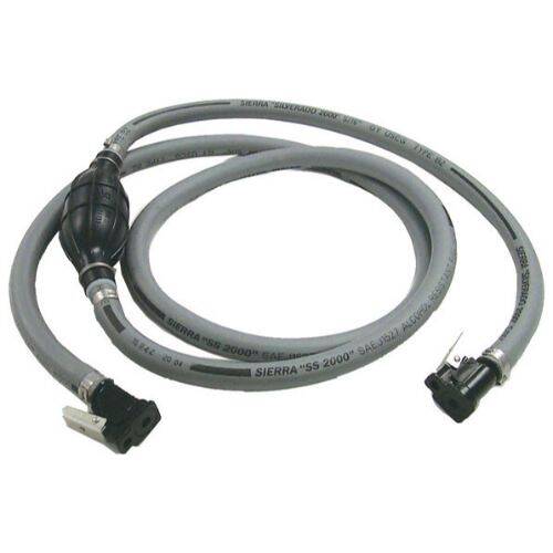 Sierra Marine Boat Fuel Line - With Primer Bulb/ Fuel Connector - 188009S1 - Young Farts RV Parts