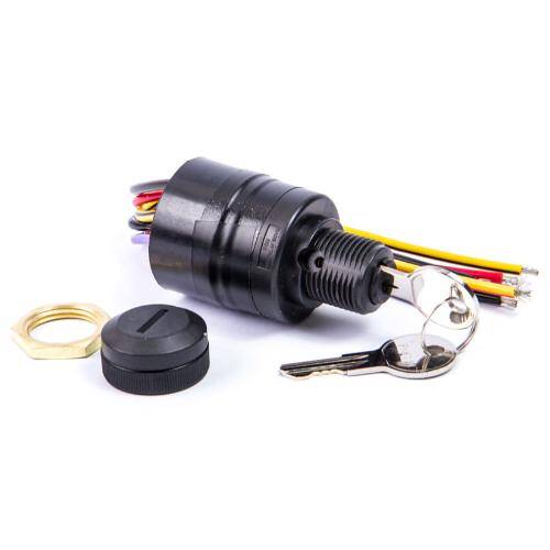 Sierra Marine Ignition Switch - Dash Mount; Back Up Nut; With Keys - MP41090 - 1 - Young Farts RV Parts