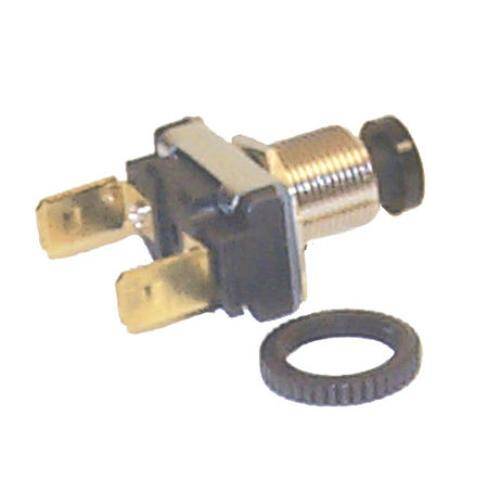 Sierra Marine Momentary On/Off Switch - 15 Amp; 12 Volt DC - Black - MP39680 - Young Farts RV Parts