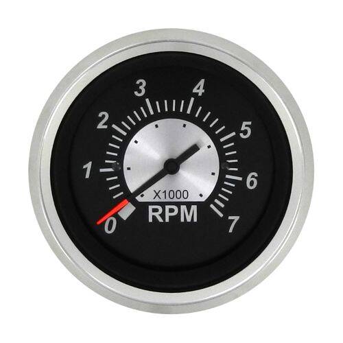 Sierra Marine Tachometer - Black Sterling Series; Aftermarket; 3"; 0 - 7000 RPM - 67363P - Young Farts RV Parts