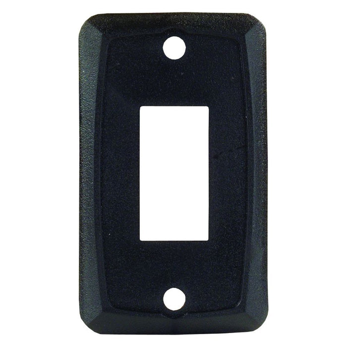 Single Face Plate, Black