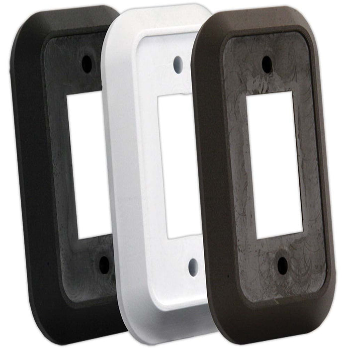 Single Face Plate Spacer - White - Young Farts RV Parts