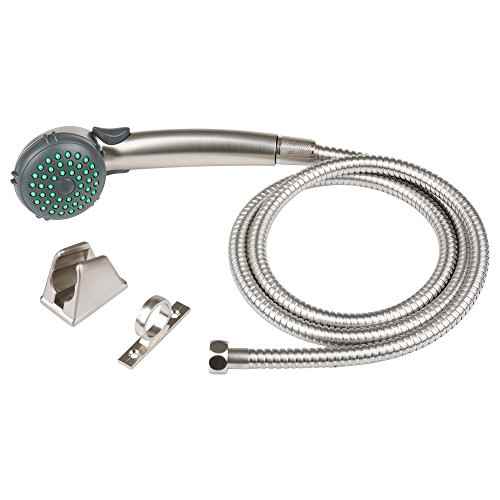Single Shower Wand & Hose Nickel - Young Farts RV Parts
