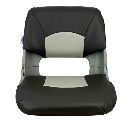 Skipper Standard Folding Seat - Grey/Charcoal - Young Farts RV Parts