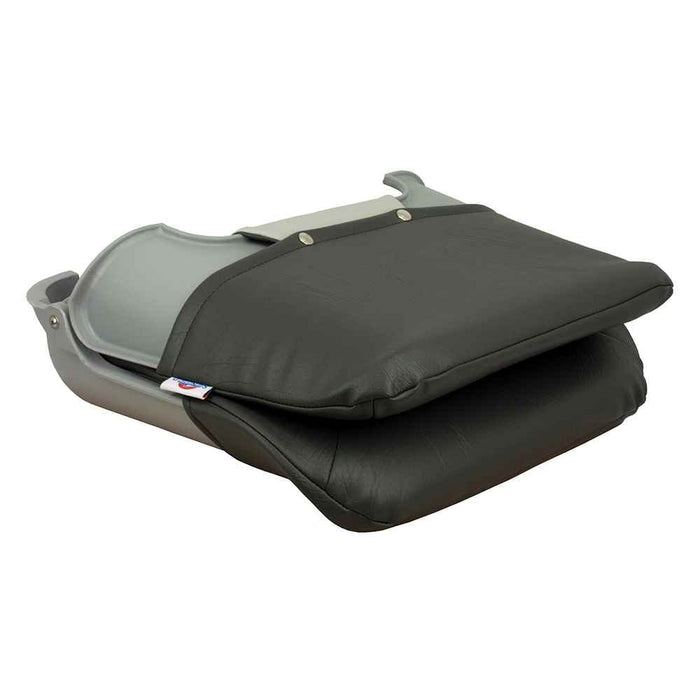 Skipper Standard Folding Seat - Grey/Charcoal - Young Farts RV Parts