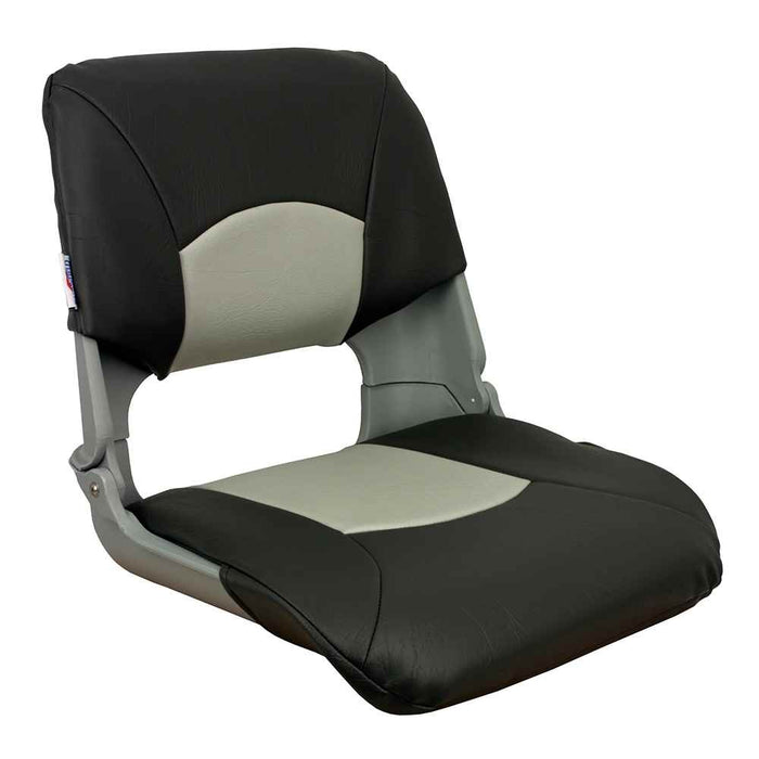 Skipper Standard Folding Seat - Grey/Charcoal - Young Farts RV Parts