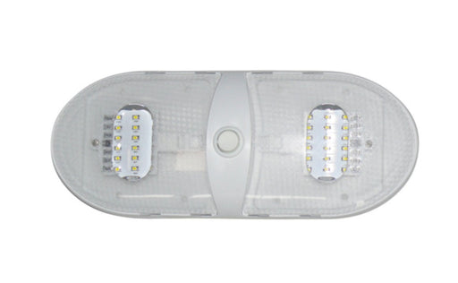 Slim Double LED Dome Light Soft White - Young Farts RV Parts