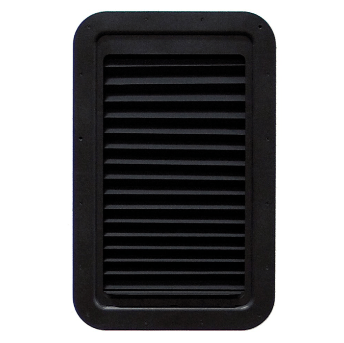 Slim Shade Entry Door Window Complete Unit - Black - Young Farts RV Parts