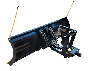 Snow Plow Meyer Products 23250 Home Plow, 80" Length, 18" Height, Electric Lift With Wireless Controller, Auto Angle, With Snow Plow/ Plow Blade Markers/ Mounting Hardware