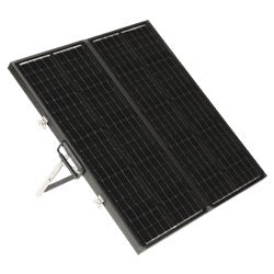 Solar Kit Zamp Solar USP1007 Portable Solar Kit, 90 Watt, Slim Folding Kit, 10 Amp PWM Weatherproof Solar Charge Controller - Young Farts RV Parts