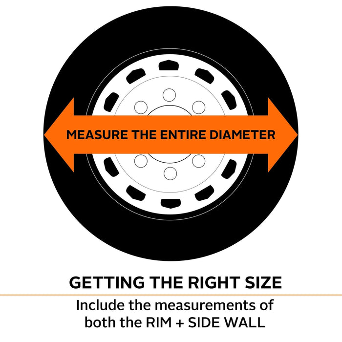 Spare Tire Cover White 30 - 33" - Young Farts RV Parts