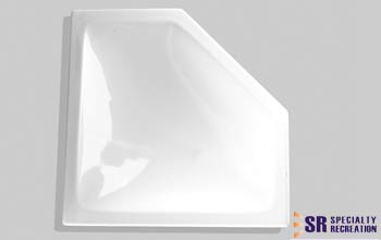 Specialty Recreation Neo Angle Skylight 24 Inch x 12 Inch - White - Single - NN2412 - Young Farts RV Parts