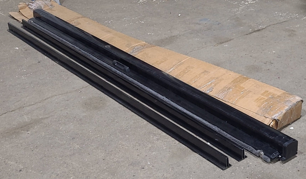 SportScreen Pull Down Retractable Toy Hauler Replacement Screen - INCOMPLETE SETUP -Black - Young Farts RV Parts