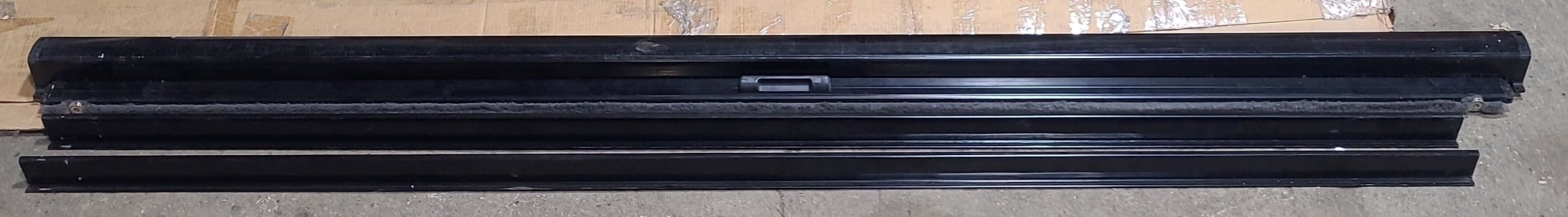 SportScreen Pull Down Retractable Toy Hauler Replacement Screen - INCOMPLETE SETUP -Black - Young Farts RV Parts