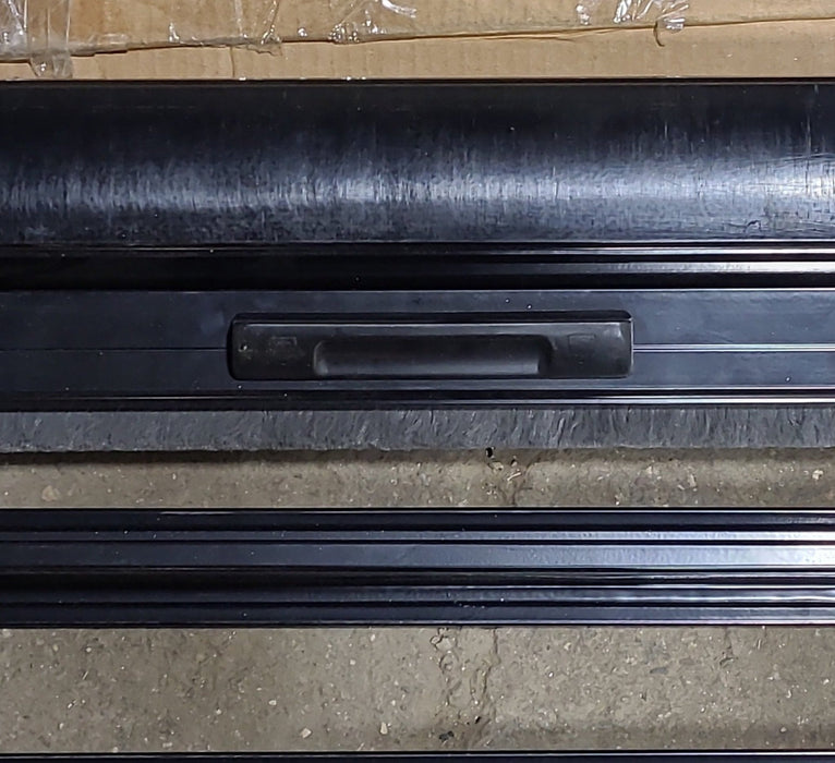 SportScreen Pull Down Retractable Toy Hauler Replacement Screen - INCOMPLETE SETUP -Black - Young Farts RV Parts