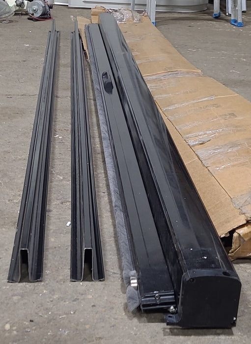 SportScreen Pull Down Retractable Toy Hauler Replacement Screen - INCOMPLETE SETUP -Black - Young Farts RV Parts